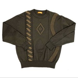 LANCEL Paris Men’s Large Vintage Knit pullover sweater